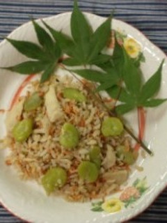 ソラマメの炒飯-レシピのメイン写真