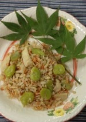 ソラマメの炒飯-レシピのメイン写真