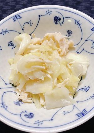 【時短朝食】キャベツのおかかドレ和え-レシピのメイン写真