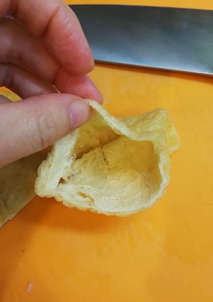 簡単!油揚げの開き方-レシピのメイン写真