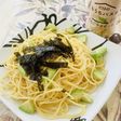 Tくんご機嫌❤︎たらこマヨスパゲッティ♪