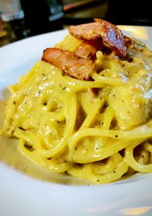 カルボナーラ（ハンドブレンダーで完璧に）-レシピのメイン写真