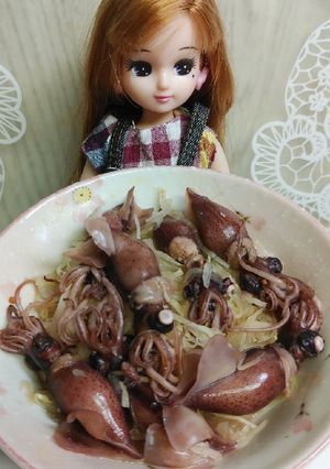 リカちゃん♡キャベツ蛍いかの酒蒸し♨*.-レシピのメイン写真