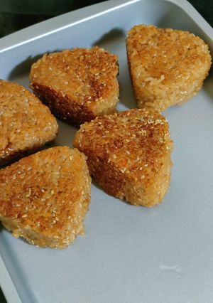 冷凍できるおこわ風モチモチ焼きおにぎり-レシピのメイン写真