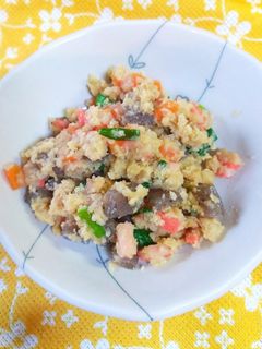 簡単!美味しい♡いりおから♡(おから煮)-レシピのメイン写真