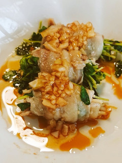 レンジで簡単!豆苗の豚バラ巻き-レシピのメイン写真