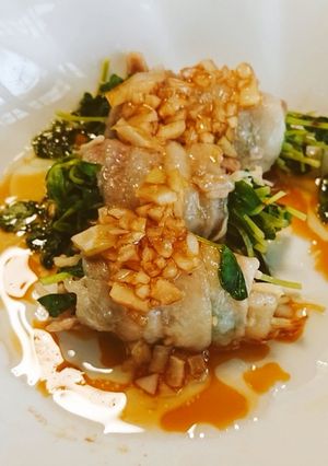 レンジで簡単！豆苗の豚バラ巻き-レシピのメイン写真