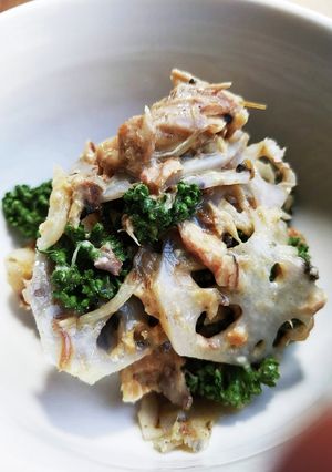 レンコンと鯖缶とパセリ-レシピのメイン写真