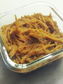 簡単無添加♪作り置きに!自家製なめたけ-レシピのメイン写真