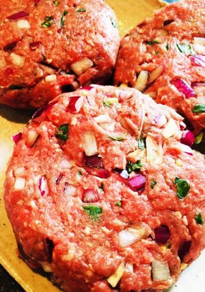 小洒落た、手作りブルーチーズバーガー♪-レシピのメイン写真