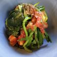 ほうれん草とトマトと大葉のおひたし