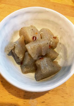 簡単！ペペロンチーノ風こんにゃく-レシピのメイン写真