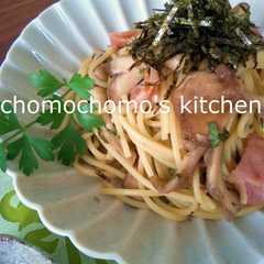 รูปของ 大葉の香りのきのこパスタ☆
