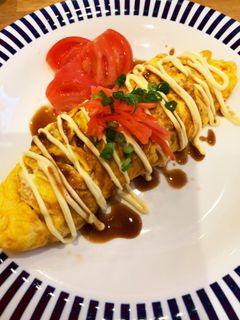 【低糖質】お好み焼き風オムキャベツ-レシピのメイン写真