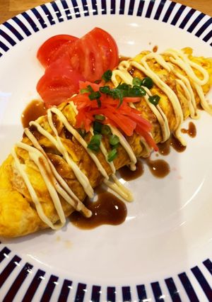 【低糖質】お好み焼き風オムキャベツ-レシピのメイン写真