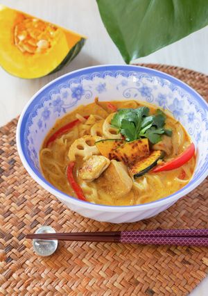 グリーンカレーのフォー-レシピのメイン写真