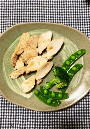 レンチン、鶏ハム-レシピのメイン写真