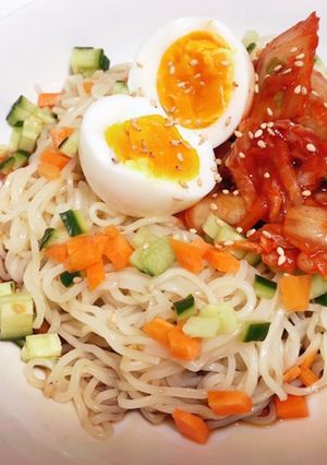 キムチ　冷やし中華-レシピのメイン写真