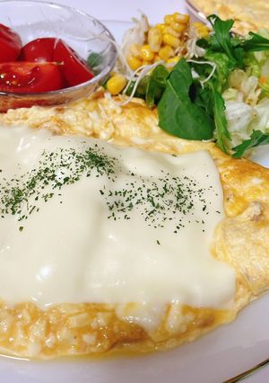 ツナチーズオムレツ-レシピのメイン写真