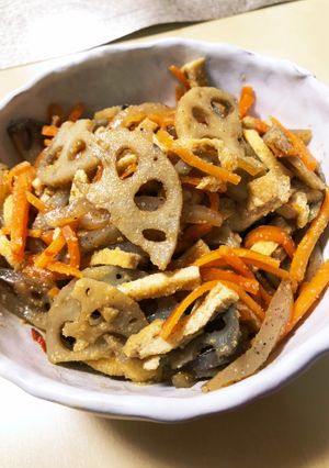 五目きんぴら！ほっこり優しい味です。-レシピのメイン写真
