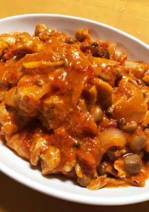 チキンのトマト煮込み♡-レシピのメイン写真