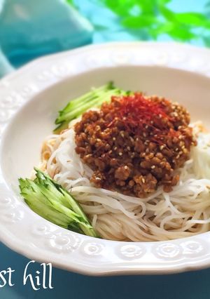 万能肉味噌の冷やしジャージャー麺-レシピのメイン写真