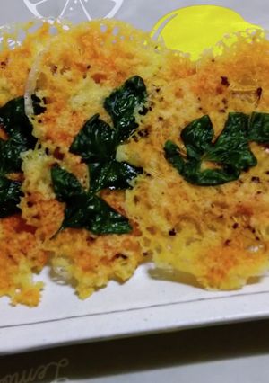 にんにくスプラウトの根でカリカリチーズ-レシピのメイン写真