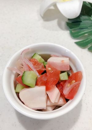 【10分で出来る】イカと野菜のマリネ-レシピのメイン写真