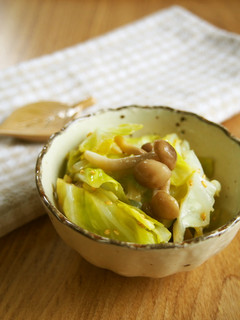 しめじ・キャベツの酢の物♪-レシピのメイン写真