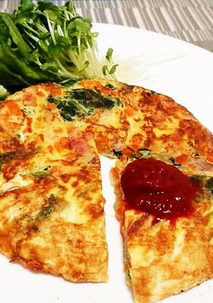 超簡単！スパニッシュオムレツ風！！-レシピのメイン写真