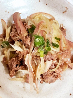 ミョウガとコンビーフのうまうま和え-レシピのメイン写真