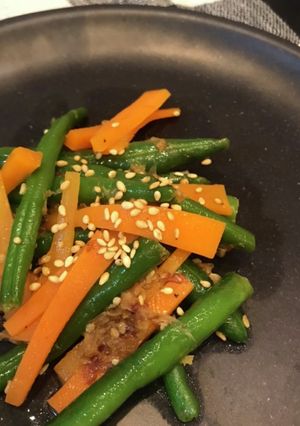 冷凍インゲンで簡単バター醤油炒め　-レシピのメイン写真