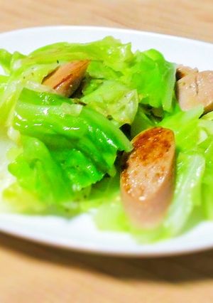 春キャベツと魚肉ソのマヨチーズ炒め-レシピのメイン写真