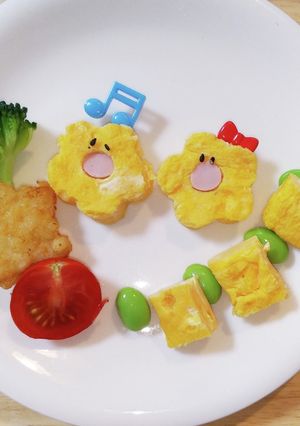 お花の卵焼き-レシピのメイン写真