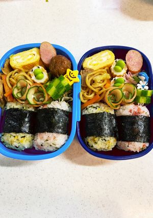 年長、年中遠足弁当-レシピのメイン写真