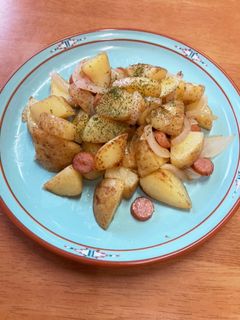 新玉ねぎ・新じゃがでジャーマンポテト♪-レシピのメイン写真