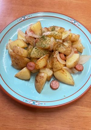 新玉ねぎ・新じゃがでジャーマンポテト♪-レシピのメイン写真