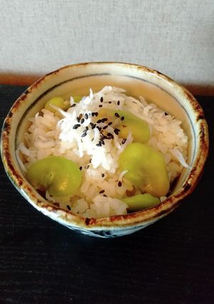 そら豆　しらす　混ぜご飯-レシピのメイン写真