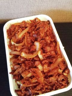 お弁当(5/13)焼肉-レシピのメイン写真