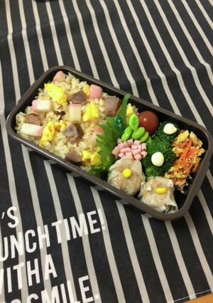 男子高校生弁当5／14チャーハン弁当-レシピのメイン写真