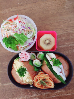 JK☆ロールパンサンド弁当♪-レシピのメイン写真