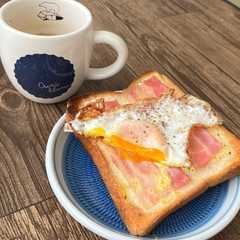 パズーの目玉焼きトースト-レシピのメイン写真