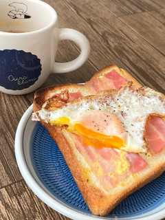 パズーの目玉焼きトースト-レシピのメイン写真