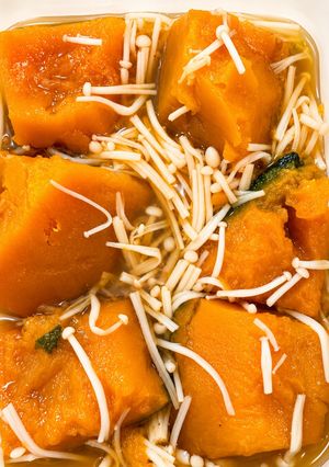 かぼちゃとしめじのほっこり旨煮-レシピのメイン写真