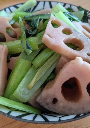 ゆる簡単ごま油蓮根炒め☆離乳食も同時に♪-レシピのメイン写真