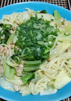 レンジで納豆焼きそば-レシピのメイン写真