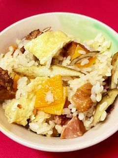 焼き鳥缶で炊き込みご飯-レシピのメイン写真