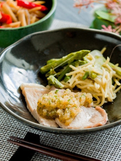 豚肉おろしダレがけ【入院食②昼/温主菜】-レシピのメイン写真