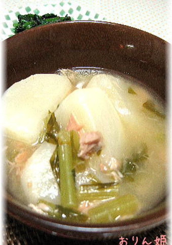 バター風味♡かぶとツナのとろりんスープ煮-レシピのメイン写真