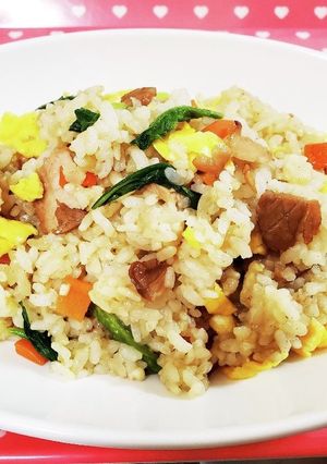 余った焼豚で*焼豚チャーハン-レシピのメイン写真